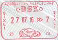 Azerbaijan: 2016 exit stamp