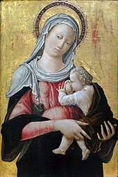 La Vierge allaitant l'Enfant, musée du Louvre.