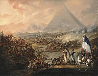 François Watteau, The Battle of the Pyramids (1798–1799).
