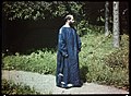 et voici l'unique photographie couleur de Gustav Klimt prise vers 1910 par Friedrich Walker sur plaque autochrome des frères Lumière.