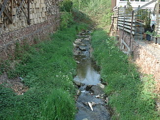 Da Glattbach in Aschaffenburg-Damm