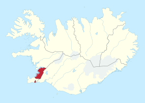 Localisation de Reykjavik en Islande