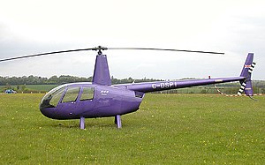 Perusahaan Robinson Helicopter (AS) R44, jenis empat kursi pengembangan dari R22.