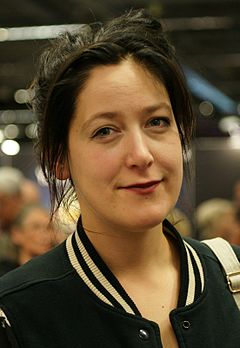 Ida Linde på Bokmässan i Göteborg, 2014.