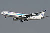 Airbus A340-311 авиакомпании Iran Aseman Airlines приземляется в аэропорту Мехрабад.jpg
