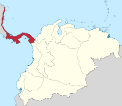 Департамент Перешейка (c территорией Бокас-дель-Торо) в составе Республики Колумбия