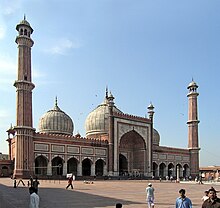 The Jama Masjid in Delhi is one of the world's largest mosques.