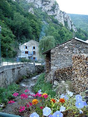 Dans les gorges du Rébenty