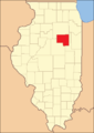 Livingston County at the time of its creation in 1837