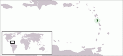 Umestitev Dominike v Karibih