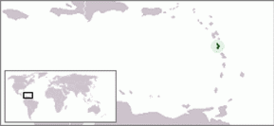 Доминика на карте мира