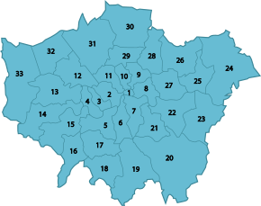 Районы Лондона