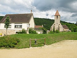 Skyline of Domecy-sur-Cure