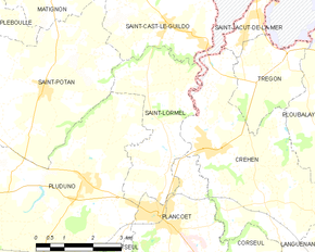 Poziția localității Saint-Lormel