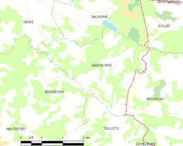 Sainte-Trie – Mappa