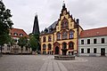 Marktplatz und Rathaus in Egeln