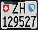 Номерной знак мотоцикла Zuerich Switzerland.jpg