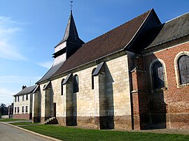 The church in Moyencourt-lès-Poix