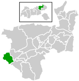 Location within Kufstein district
