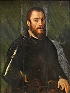 Portrait d'un homme cuirassé by Unknown Florentine master. 16th century