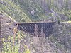 Pont à chevalet sur le canyon Myra