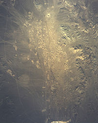 Luftaufnahme des Nordostteils des Testgeländes