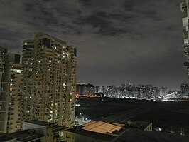 Noida Sector 78-76 Skyline night view.jpg