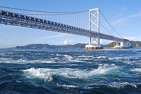 Onaruto-bridge and Naruto Channel,Naruto-city,Japan.JPG