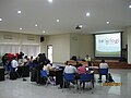 First day of training in Jakarta Theological Seminary hall
