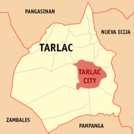 Kaart van Tarlac City