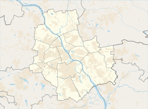 Прага. Карта розташування: Варшава