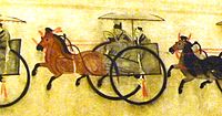 Powerful landlord in chariot (Eastern Han, 25–220 CE, Anping County, Hebei).