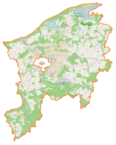 Mapa lokalizacyjna powiatu słupskiego