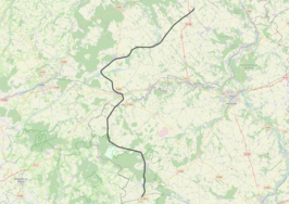 Spoorlijn La Loupe - Prey op de kaart