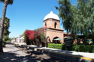 The former Santa Fe Railway Depot in San Juan ...