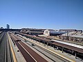 Sacramento Valley Station tracks follow the path of the former China Slough.