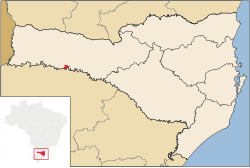 Localização de Paial em Santa Catarina