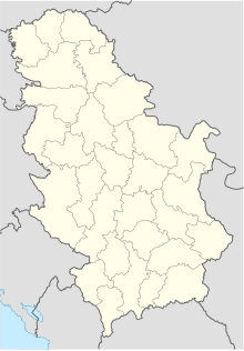 Алекса Шантиќ на картата на Србија