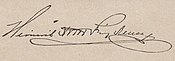 Firma de Enrique XVIII