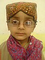 Sindhi cap and Ajrak shawl.