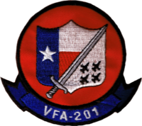 Знак отличия 201-й истребительной эскадрильи (ВМС США) c1999.png