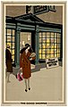 "The Good Shopper " by F.N., London, Dunstable and Watford, England, United Kingdom, CIRCA 1926–1934. Color lithograph on wove paper.