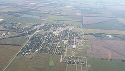 Aerial photograph of Udall (2015)