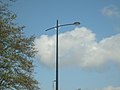 An Urbis lamppost on the A3 Bus Corridor.