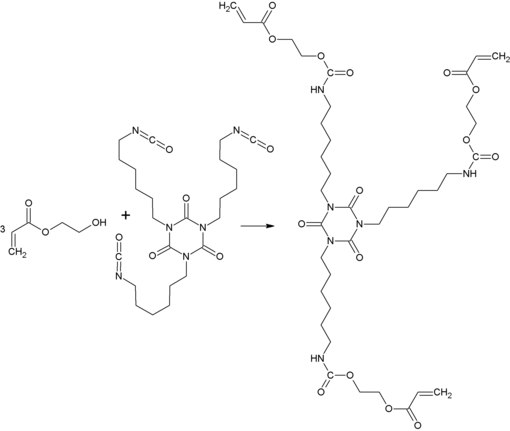 Urethanacrylat aus HEA und HDI-Isocyanurat