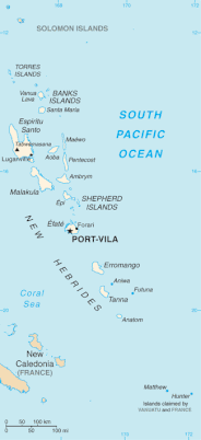 Vanuatu - Mappa