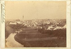 Pohled na Třebíč (cca 1900)