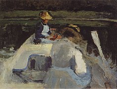 En la barca, 1892