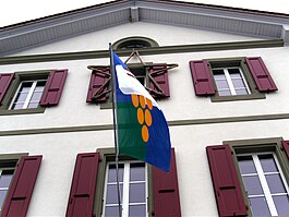 Flag on Vully-les-Lacs