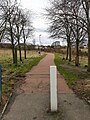 view from north entrance looking towards Whitlawburn